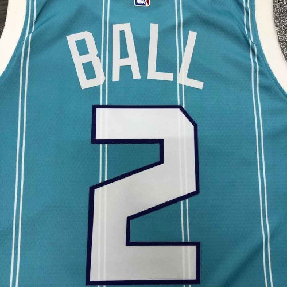 Men's Charlotte Hornets Lamelo Ball #2 Jordan Green 20/21 Swingman Jersey-Association Edition-Pro Kit Vault | Brand New 26/27 Sports Jerseys